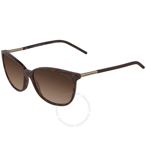 Burberry Brown Gradient Oversized Ladies Sunglasses BE4180 